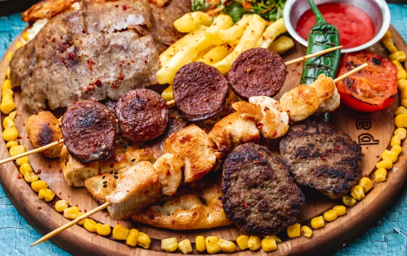 Roštilj iz ketering ponude Restorana Magistrala